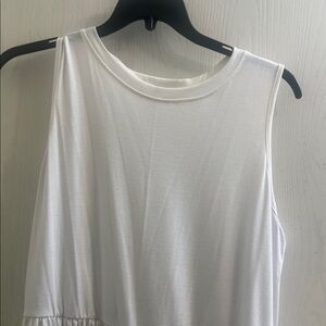 White Sleeveless Women's Top